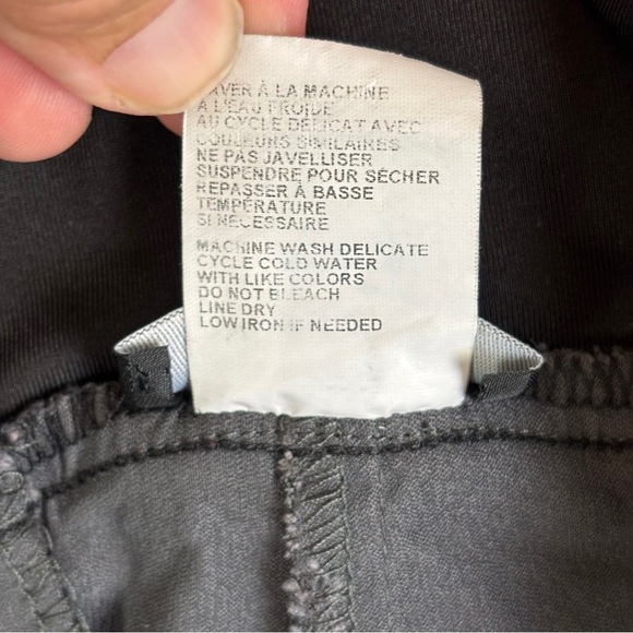 Tribal Women's Maternity Gray Dress Pants with wide Belly Band Sz 10 - Picture 10 of 11